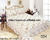 Professional Manufacturer 3pcs stamp printed soft short pile quilt set comforter set bedding set stock XY-Y024