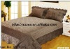 Professional Manufacturer 3pcs stamp printed soft short pile quilt set comforter set bedding set stock XY-Y035