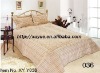 Professional Manufacturer 3pcs stamp printed soft short pile quilt set comforter set bedding set stock XY-Y036