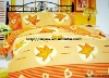 Professional Manufacturer 8pcs 100% polyester bedding set(stock)XY-P022
