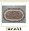 Promotion!Modern design cheap rustic straw oval door mat