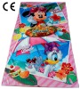 Promotion colorful cotton beach towel