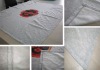 Promotion cotton polyester fleece blanket