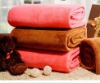 Promotional 100% polyester coral fleece blanket