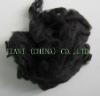 Provide solid recycled  black polyester staple fiber with good quality