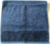 Pure cotton Solid bath towel with border
