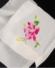 Pure silk handkerchief,kerchief/hanky with hand embroidery