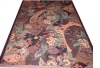 Pure silk handknotted Chinese design carpet and rug
