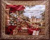 Pure wool handmade Aubusson tapestry