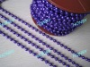 Purple Color Metal Bead Chain For Curtain