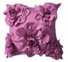 Purple Flowers Decorative Pillow