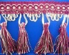 Purple Fringe Lace in Curtains/Trimming Fringe lace/Fashion lace