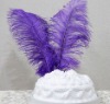 Purple Raw Ostrich Feather