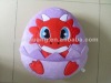 Purple dragon plush animal shaped cushion