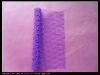 Purple flower mesh roll/floral mesh wrapper.