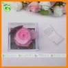 Pvc box towel cake rose (flower towel cake)