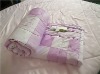 Q*22 White/Pink Summer Cotton Twill Fiber Quilt