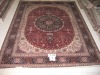 Qom low price high quality hot products persian design turkish knots silk rug