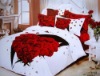 Queen size Luxury Rose Duvet Cover set