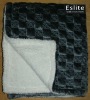 Quilted Micro Plush Sherpa Blanket