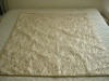 Quilted bedcover with sequins embroidery