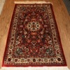 Qum antique hand knotted silk carpet