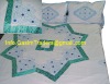 RBI-25 Plain Dyed, Printed, Applique, Embroidered, Ribbon Flowers Bed Sheet Spread