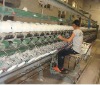 RECYCLE polyester spun COLORED yarn AUTO-CONE WAXED YARN