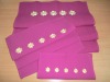 ROSY W/ GOLDEN FLOWERS KITCHEN TOWEL SET OF 3