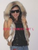 Rabbit belley fur vest