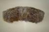 Rabbit fur collar