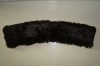 Rabbit fur collar