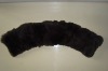 Rabbit fur collar