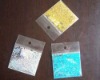 Rainbow color Hexagon glitter powder for artifical flower