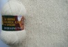 Raw white alpaca &alpaca wool blended hand knitting yarn