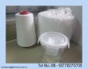 Raw white thread 100pct spun polyester yarn sewing thread
