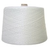 Raw wool yarn