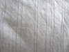 Rayon heather grey drop needle knitted fabric