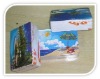 Reactive Velour printed rectangle compressed towel