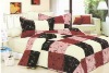 Reactive printed Twill bed sheet