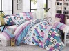 Reactive printed cotton bedding set/fabric