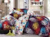Reactive printed cotton bedding set/fabric