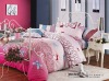 Reactive printed cotton bedding set/fabric