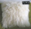 Real Mongolian Fur Cushion Cover