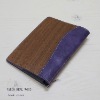 Real Wood & Natural Tanned Leather Book Cover, genuine wood is used, made in Japan