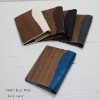 Real Wood & Natural Tanned Leather Book Cover, genuine wood is used, made in Japan