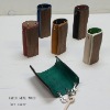 Real Wood & Natural Tanned Leather Key Case, genuine wood is used, made in Japan