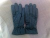 Real leather winter gloves