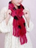 Recessive color -- Fashion rabbit fur lady scarf