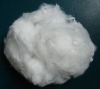 Recycled polyester staple fiber white 1.4d